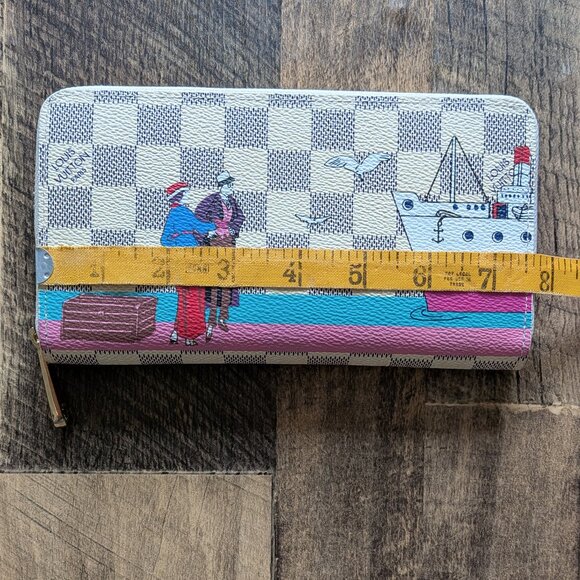 Louis Vuitton 2016 Transatlantic Cruises Zippy Wallet Damier Azur - Picture 6 of 8